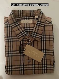 ciri ciri kemeja burberry original